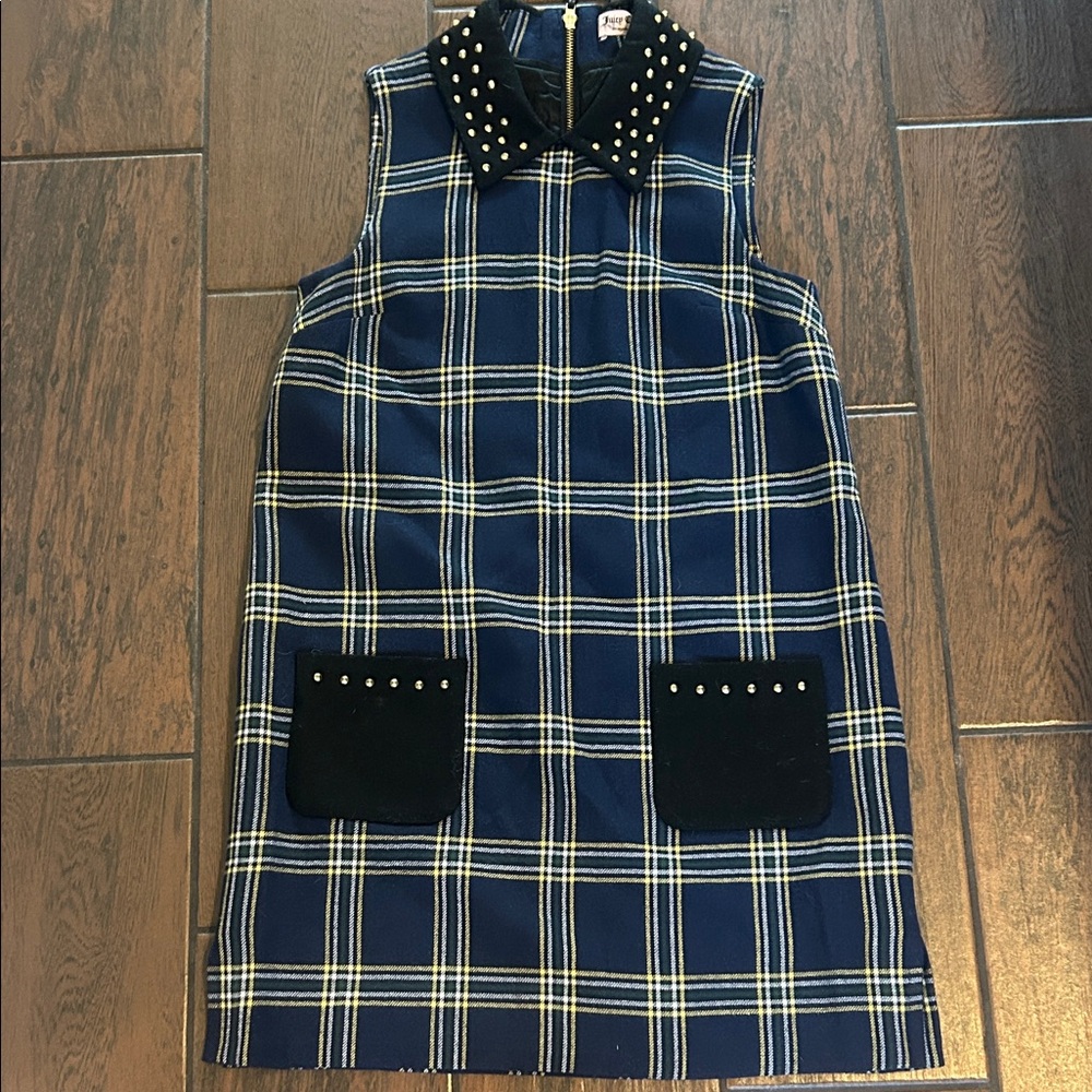 Juicy Couture Black and Gold Studded Dress